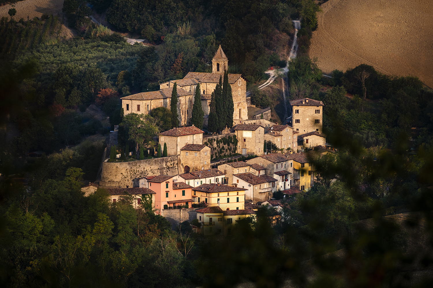 Borgo di Cusercoli in provincia di Forlì